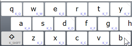 lines on longpress keys