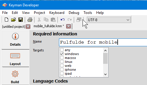 keyboard metadata