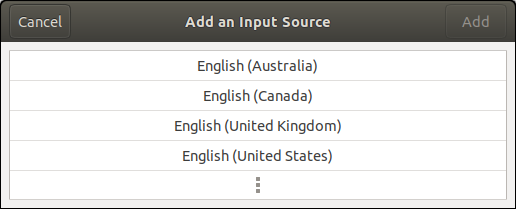 Add Input Source