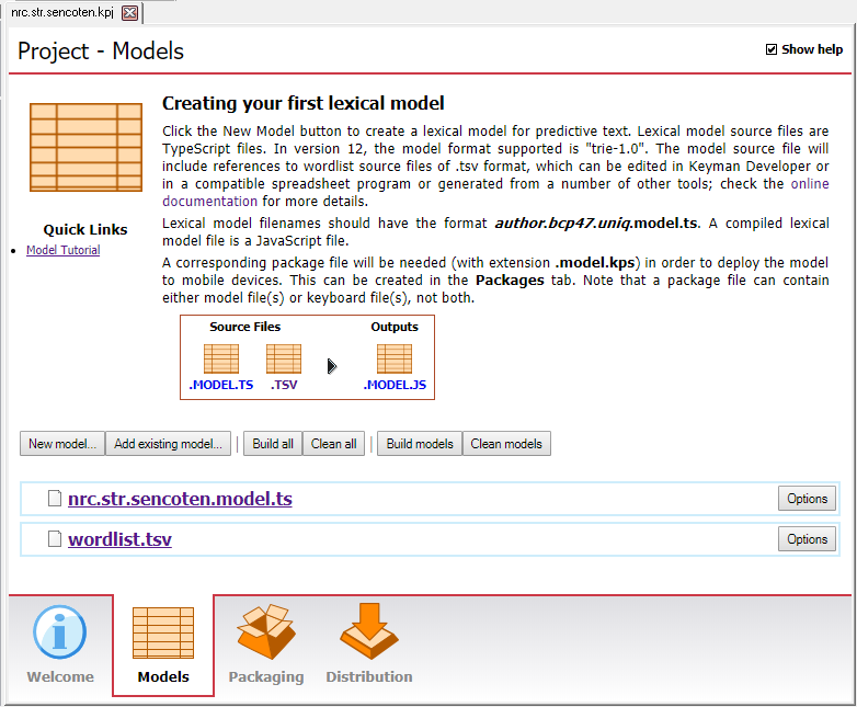 Open TSV file in Keyman
Developer