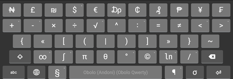 Keyboard Layout Mobile (alt)