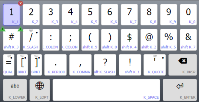 Keyboard Layout