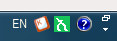 Language Bar - On Taskbar